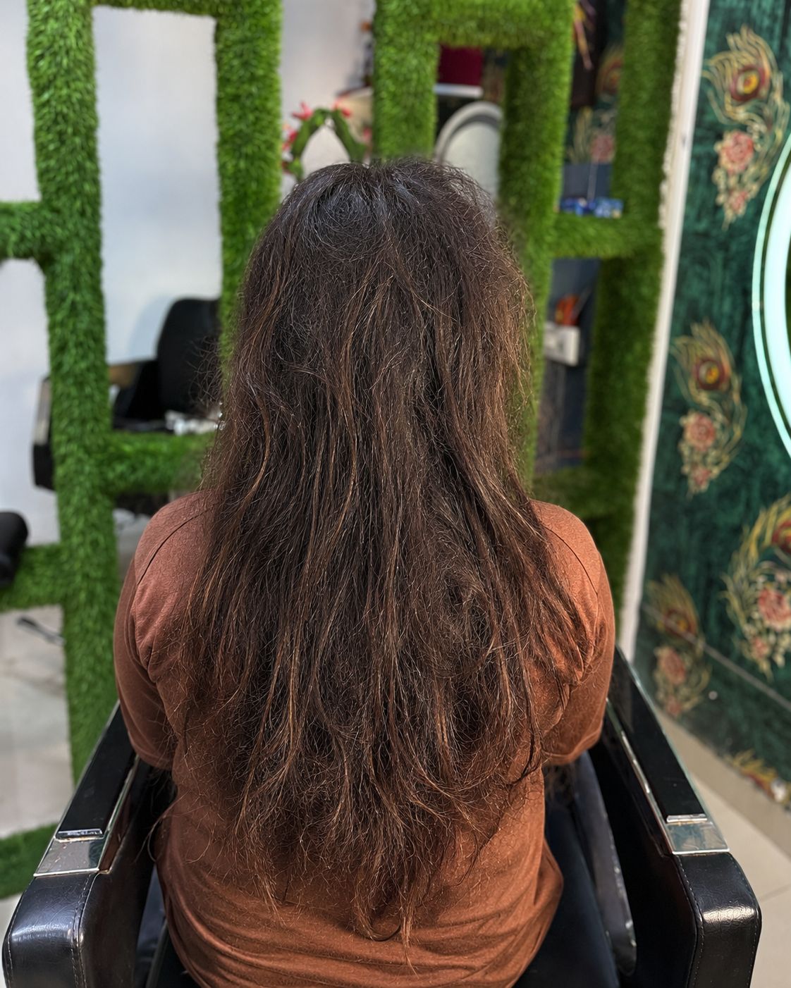 Client hair after transformation