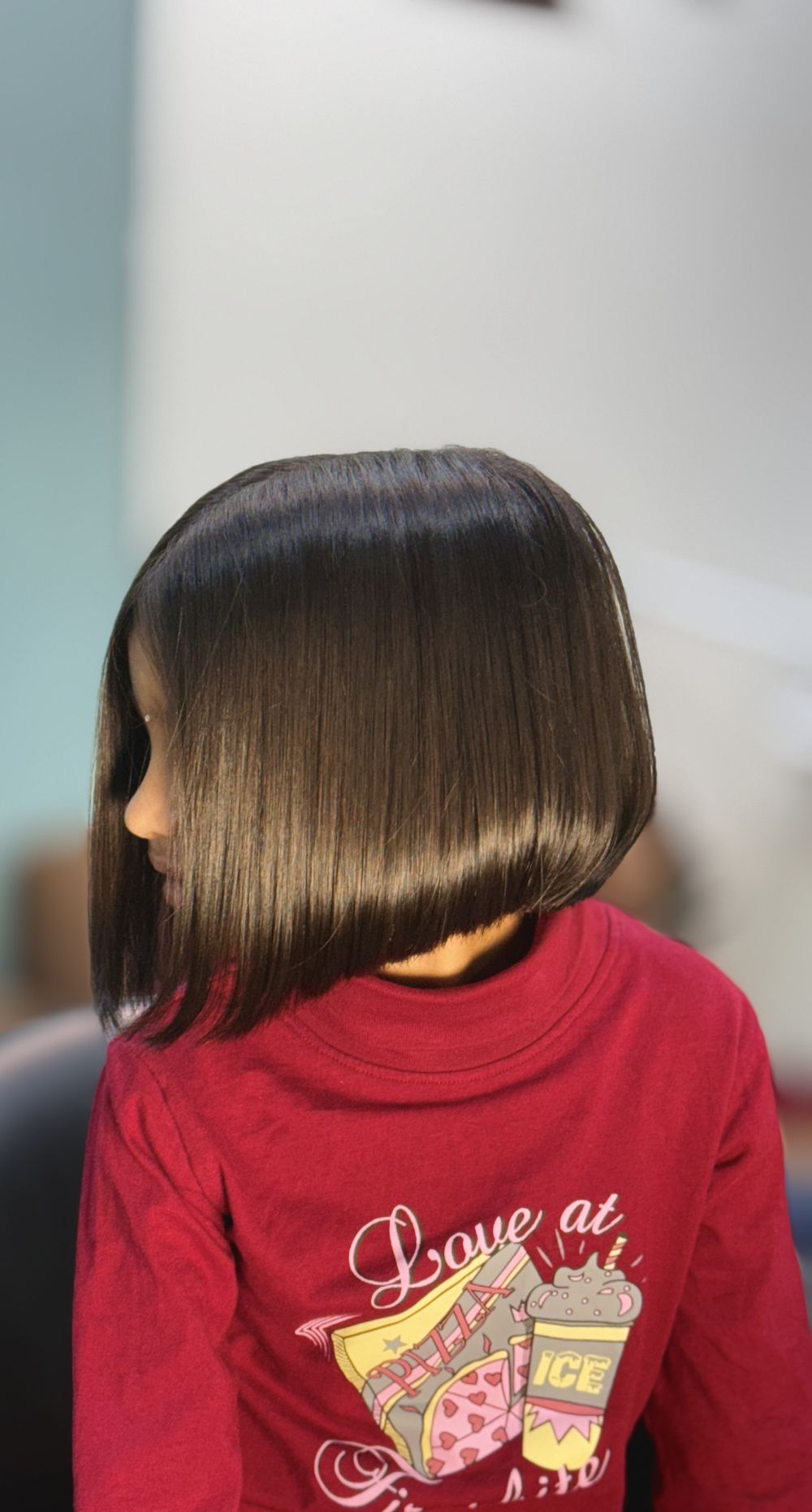 Smooth keratin hair treatment result